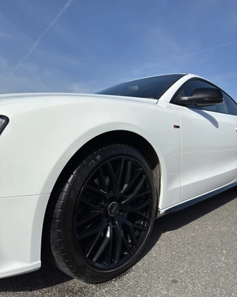 Audi A5 cena 46900 przebieg: 156951, rok produkcji 2015 z Ropczyce małe 352